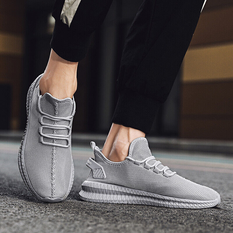 Men's Light Weight Casual Shoes - Grey